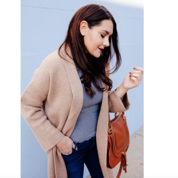 Madewell Rivington Shawl Collar Merino Wool Sweater Coat - Picture 4 of 6